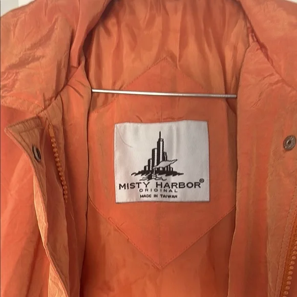 Orange Hooded Jacket